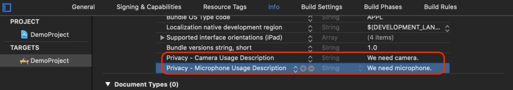 microphone permissions