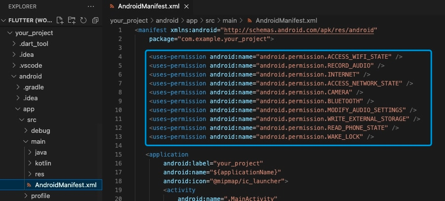 permission android