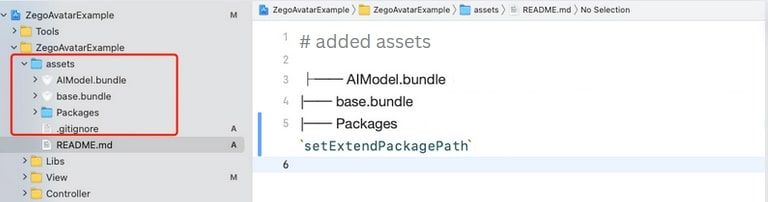 add asset when creating avatar