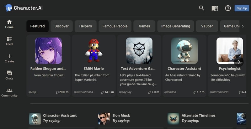 character ai chatgpt competitors