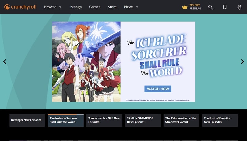 cheap streaming services - crunchyroll