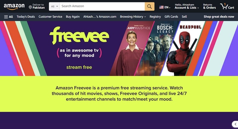 streaming services - amazon