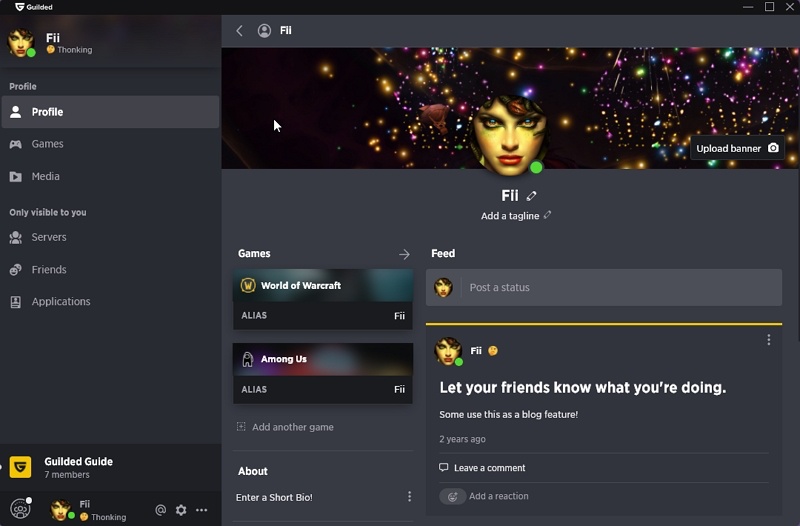 chat game - guilded