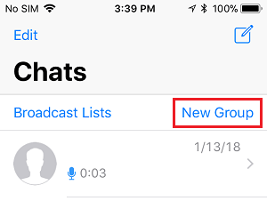 how to create a group chat on whatsapp