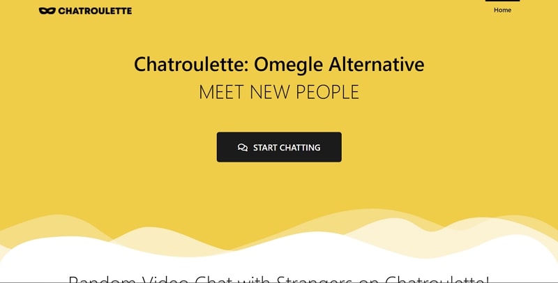 sites like omegle to chat with strangers - chatroulette