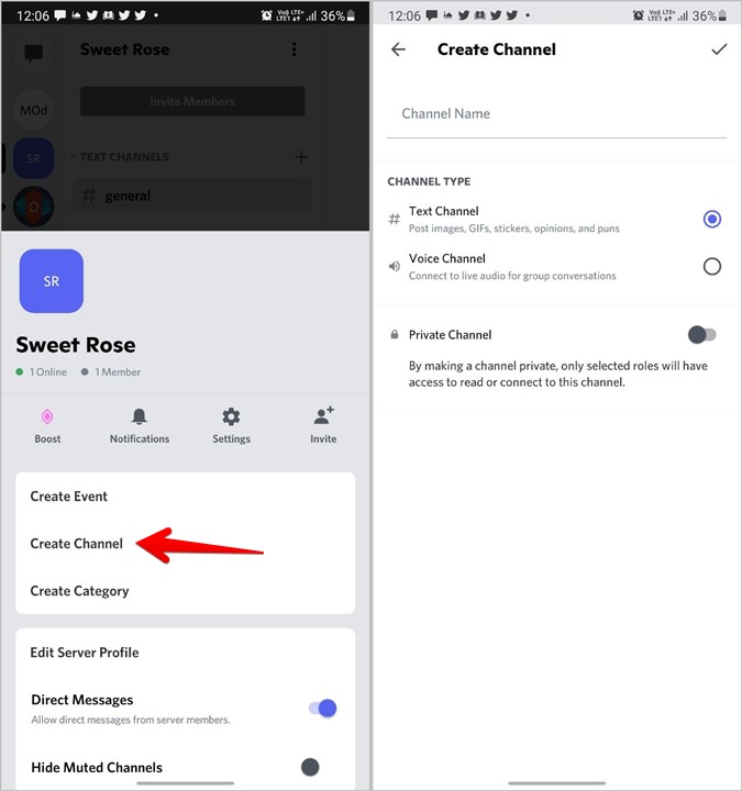how to make a group chat in discord mobile