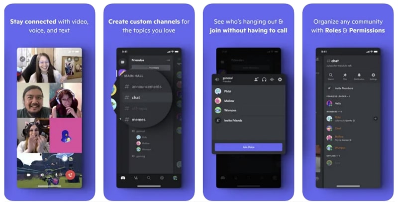 group video chat app - discord