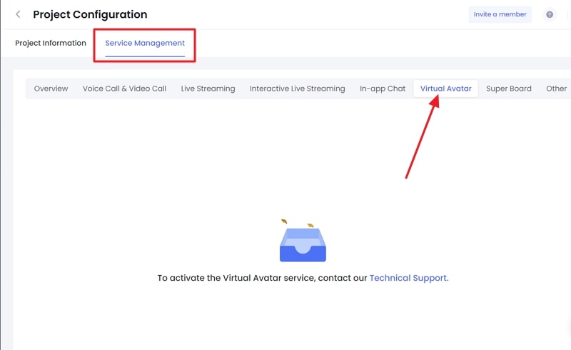 enable the virtual avatar service