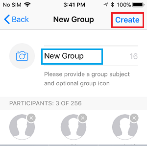 how to make a group chat on whatsapp