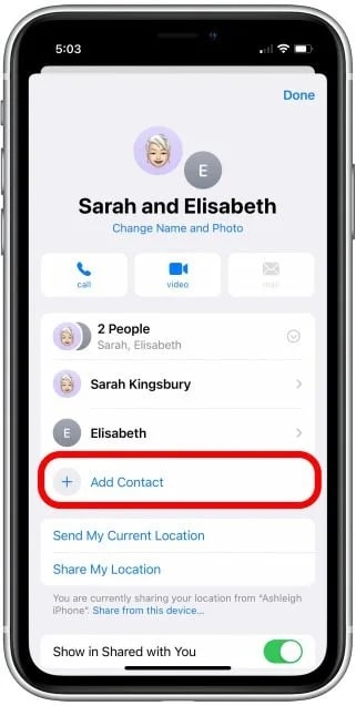 how to add people to a group chat on iphone