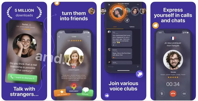 talking with strangers app - wakie