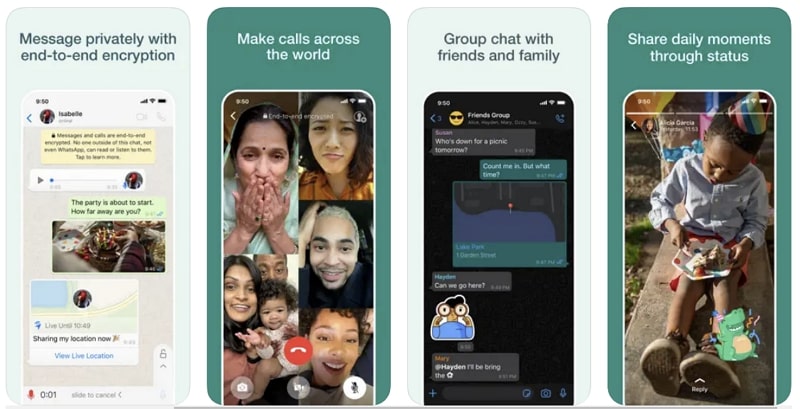 group chat apps - whatsapp