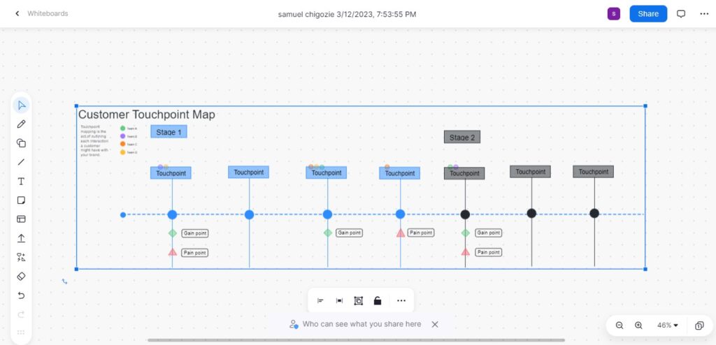 use the dawing tools on zoom whiteboard