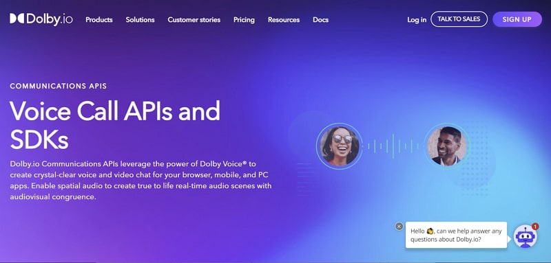 dolby voice call api