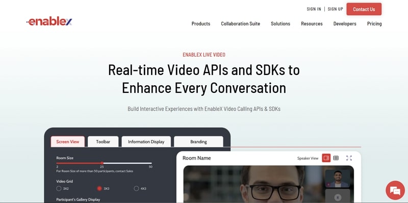 enablex video calling api