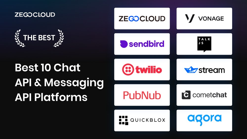 Best 10 Chat API &#038; Messaging API Platforms