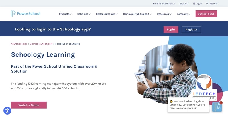 learning management system api schoology