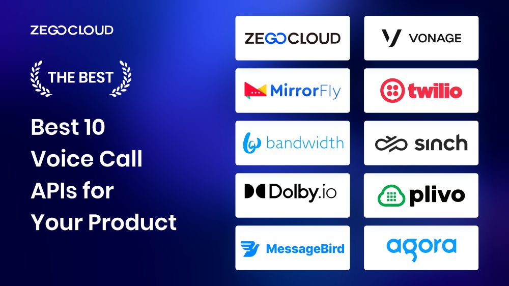 Best 10 Voice Call APIs for Your Product