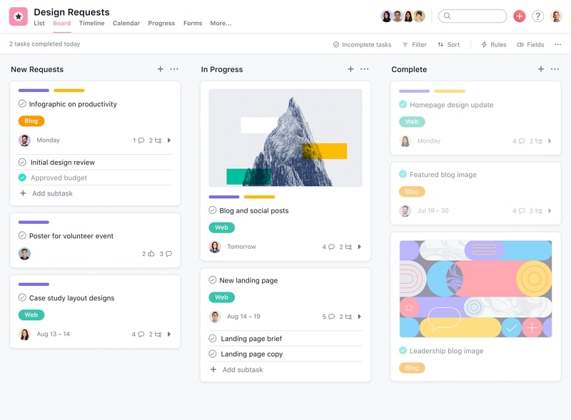 product data management software asana