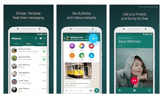 whatsapp video call service