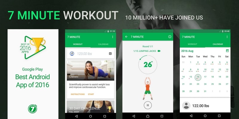 best home workout app 7 minute workout