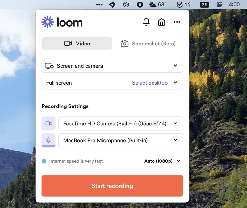 loom screen recorder