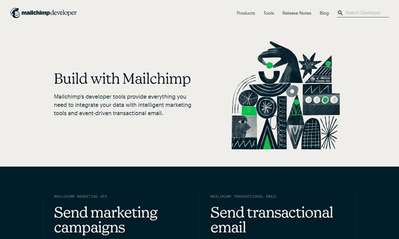 mailchimp api send email