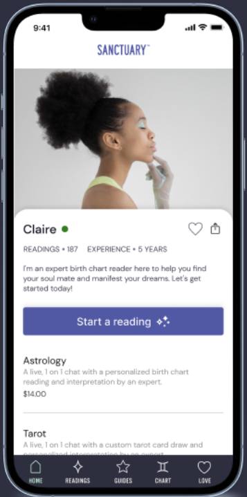 sanctuary horoscope app