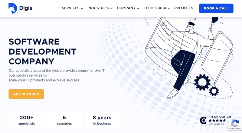 digis web app development company