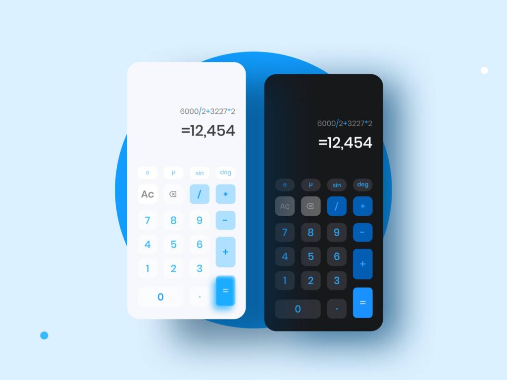 calculator apps front end projects