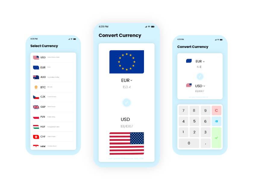 currency converter front end project ideas