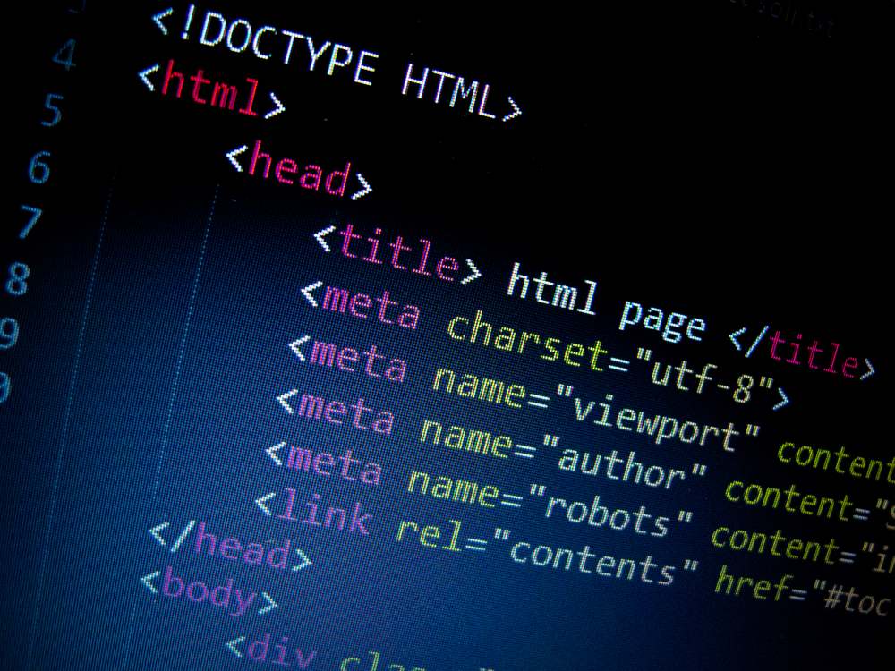 front end technologies - html