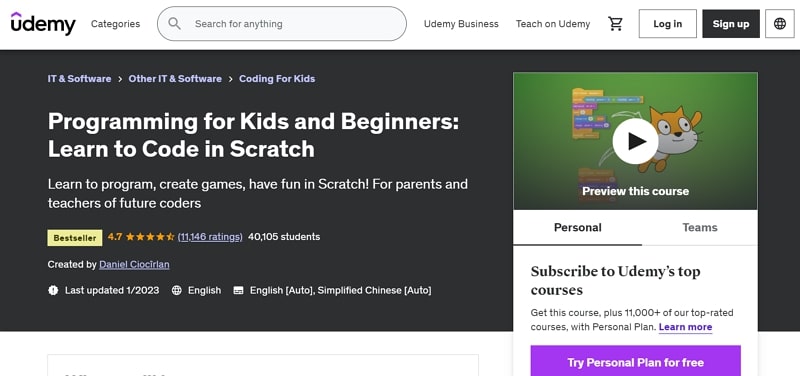 programming for kids and beginners