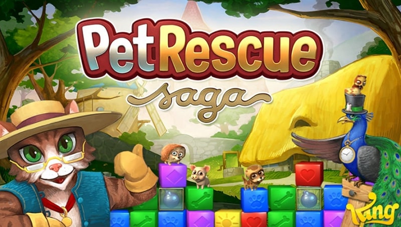 best free mobile games - pet rescue saga