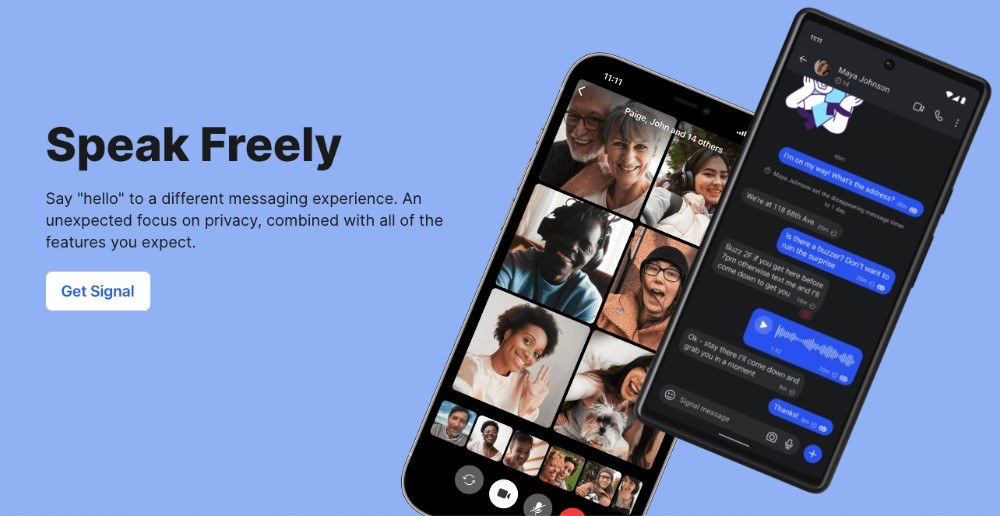 video calling app for android - signal