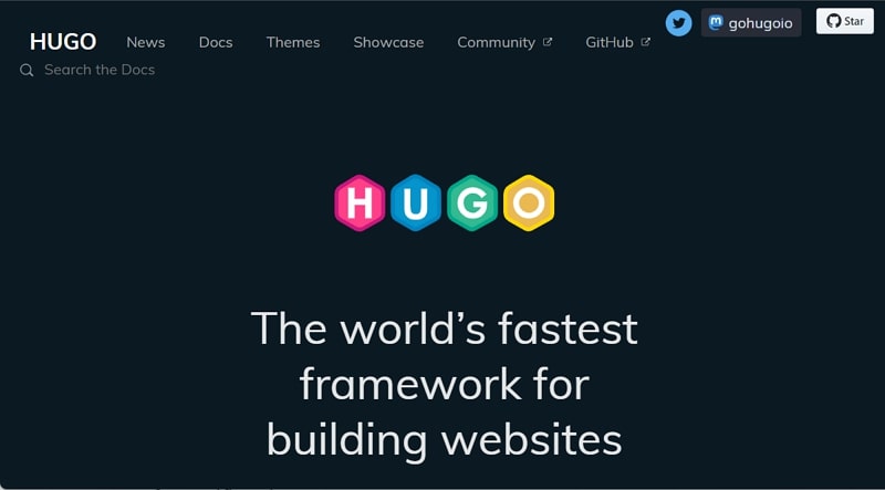 next.js alternatives - hugo