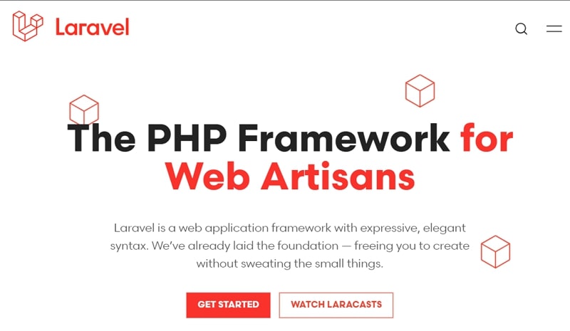 best framework for web development - laravel