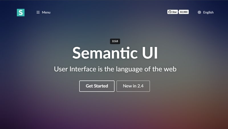 front end developer frameworks - semantic ui