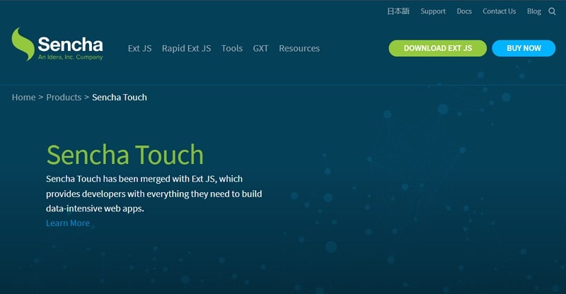 mobile development frameworks - sencha touch