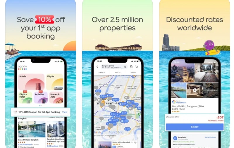 top hotel apps - agoda