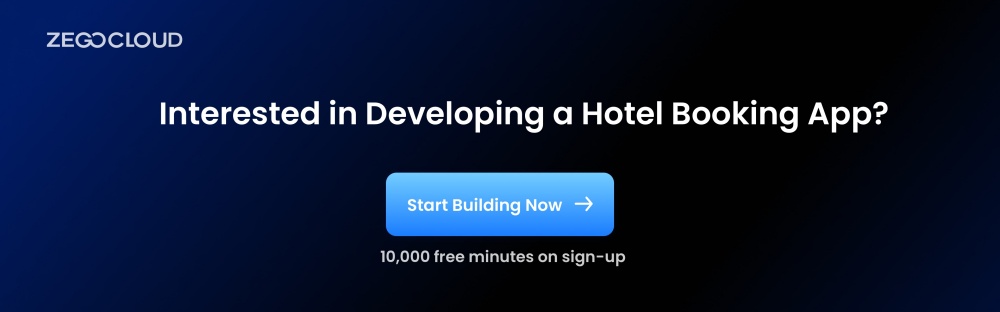 create hotel app with zegocloud