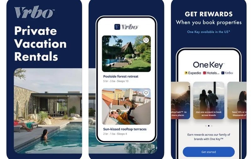 cheap hotel app - vrbo vacation rentals