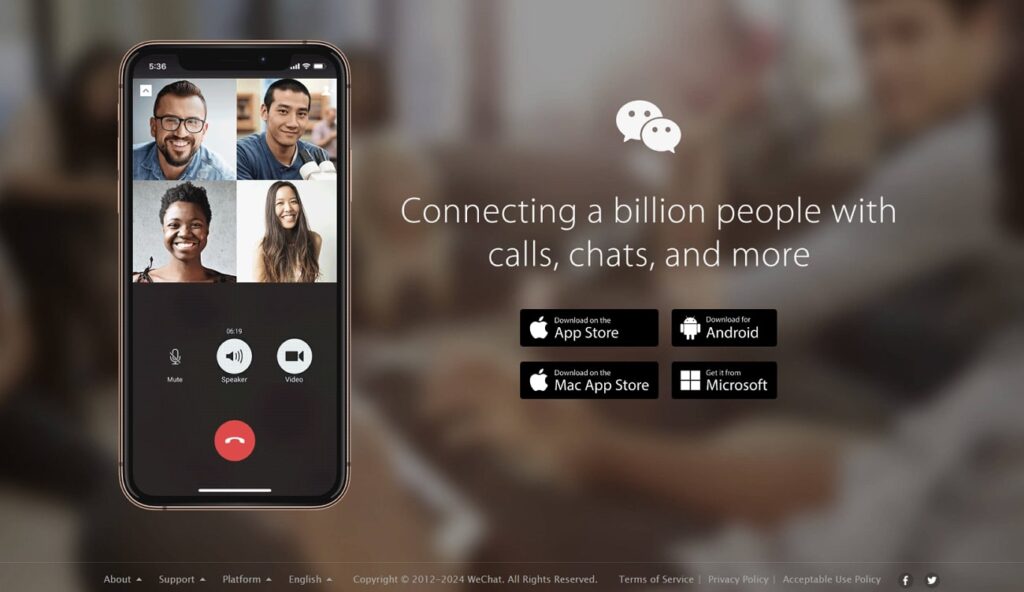 alternatives to skype - wechat