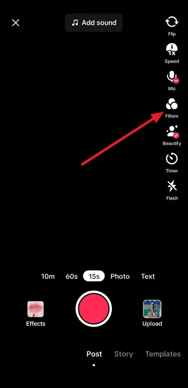 how to find filters on tiktok