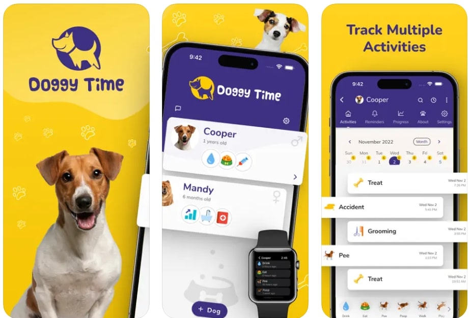 best free dog training apps - doggy time