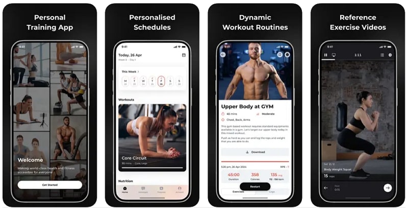 personal trainer app -fitbudd client