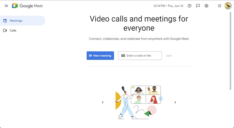 web conferencing services - google meet