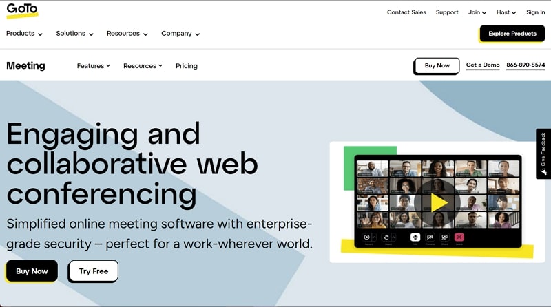 online web conferencing - goto meeting