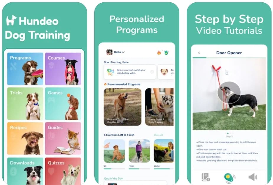 free dog training apps - hundeo