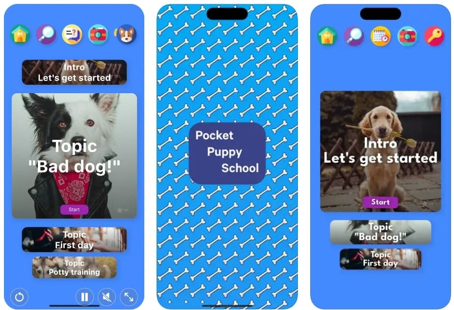 best free dog training apps - pocket puppy school